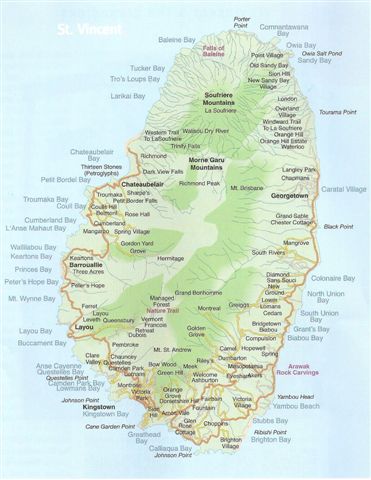 Cartographie St.Vincent